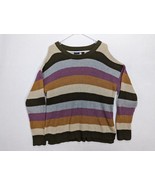 Daytrip Pullover Sweater Stripe Knit Size L Acrylic Blend Multicolor - $17.71