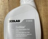 Ecolab 6118440 EcoShine Stainless Steal Polish 32 oz (1 Bottle) - £27.92 GBP
