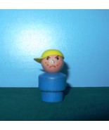 VINTAGE FISHER PRICE LITTLE PEOPLE W/W BLUE BODIED BULLY BOY - £8.63 GBP