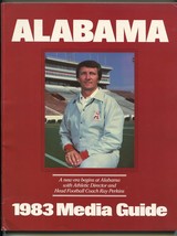 ALABAMA NCAA FOOTBALL YEARBOOK-1983 -STATS-PHOTOS-INFO-CRIMSON TIDE-vf - £38.16 GBP