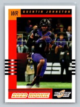 Quentin Johnston #6 2023 Score TCU Horned Frogs 2003 Throwback Rookies Red - £1.55 GBP