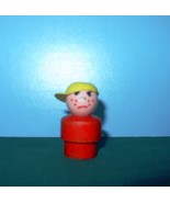 VINTAGE FISHER PRICE LITTLE PEOPLE W/P RED BODIED BULLY BOY! - £8.63 GBP