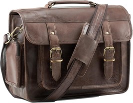 Handmade World Full Grain Buffalo Leather Camera Bag Messenger Satchel Dslr Slr - $129.95