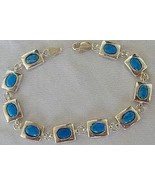Turquoise silver bracelet - $69.75 CAD