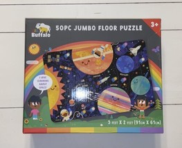 Little Buffalo 50 pc. Jumbo Solar System Space Floor Puzzle Children Kids NIB - £15.92 GBP