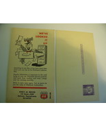 Phillips 66 lube postage paid reminder postcard from King&#39;s 66 in Malver... - £3.93 GBP