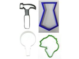 Happy Father&#39;s Day Dad Daddy Set of 4 Cookie Cutters USA PR1452 - £5.49 GBP