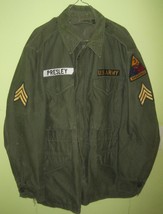 Reproduction Replica Elvis Presley Us Army Military Uniform M51 Jacket - £78.15 GBP