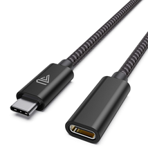 USB Type C Extension Cable Short (3.3Ft/1M), 140W PD Fast Charging 10 Gbps - £15.85 GBP
