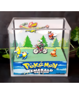 Pokemon Emerald - 3D Cube Handmade Diorama - Video Games - Shadowbox - $69.19