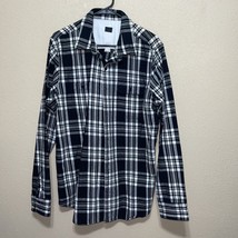 VSTR Premium Long Sleeve Shirt Men&#39;s Large Plaid 100% Cotton  NEW - £86.92 GBP