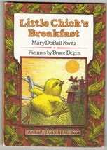 1983 I Can Read Weekly Reader Little Chick&#39;s Breakfast HC 1ST Ed Mary Kwitz Book - £11.18 GBP