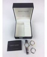 Women&#39;s Anne Klein Watch 706S and 2 extra bezels with case - $35.54 CAD