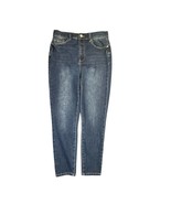 Just Fab Jeans Women 31 Blue Skinny Cotton Blend Everyday Classic Timele... - $14.99