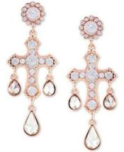 Guess Crystal Chandelier Earrings - Rose Gold (Minor Defect) - £9.08 GBP