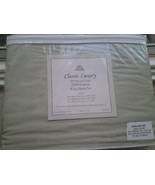 300 thread count 100% Cotton King Flat Sheet Fitted Sheet &amp; Two Shams - £26.10 GBP