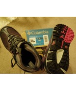 NIP Columbia Ravenice Omni-Tech Waterproof Black Cherry Women&#39;s Hiking S... - £52.55 GBP