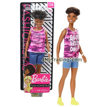 Year 2018 Barbie Fashionistas #128 - African American Doll GHP98 Good Vibes Only - £23.97 GBP