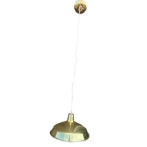 ✨ Vintage Mid-Century Industrial Brass Pendant Light Fixture Hanging Lamp - $1,485.04 MXN