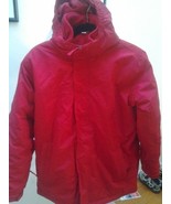 New Lands End Red/Red Double Layer Grow-A-Long Winter Coat Jacket Kids L... - £38.14 GBP