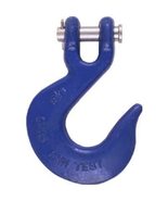 Clevis Slip Hook With Latch, Blue, 3/8-In. - $397.81 MXN