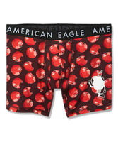 American Eagle Men&#39;s Red Apples 6&quot; Scratch Sniff Scented Boxer Brief, S 8865-7 - £16.00 GBP