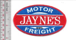 Vintage Trucking Jaynes Motor Freight Inc Elizabeth_ New Jersey Promo Patch - £7.81 GBP