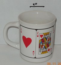 Poker Royal Flush Coffee Mug Cup Ceramic - £7.63 GBP