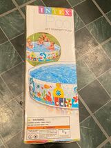 intex 6ft X 15" Snapset Kiddie Pool Underwater Creatures Design Ages 3+ ... - $19.99