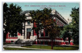 Administration Building University of Nebraska Lincoln NE 1912 DB Postcard V16 - £2.25 GBP