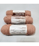 Melrose Designers Choice  Cravenella Wool &amp; Rayon 3 Skeins of Yarn - Cin... - £11.33 GBP