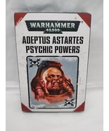 Warhammer 40k 7th Edition Adeptus Astartes Psychic Powers - $8.90