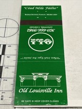 Matchbook Cover  Old Louisville Inn Louisville, CO gmg Unsyruck Céad Mil... - $12.38