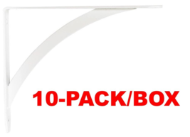 Shelf Bracket 6-3/4'' D x 5-5/8'' H Steel White - K &amp; V RP-0053-7WT (10-... - $22.17