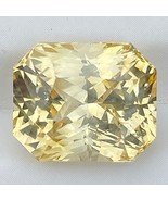 10.68 Cts Sri Lanka Natural Unheated Yellow Sapphire Radiant Cut Loose G... - £7,855.23 GBP
