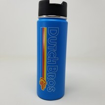 Dutch Bros Blue Hydro Flask Insulated Stainless Steel Tumbler Flask Bottle 20 oz - £15.07 GBP