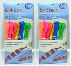 LOT OF 2 Allary Craft Cord, Assorted Colors, 36 Yards of Cord - $8.90