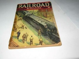VINTAGE RAILROAD MAGAZINE - AUGUST 1942- FAIR  - H45 - £2.87 GBP
