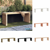 Outdoor Garden Patio Porch Wooden Pine Wood Extendable Bench Chair Seat ... - $142.24+