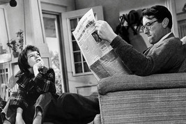 To Kill A Mockingbird Atticus reads newspaper to Scout 18x24 Poster - $23.99