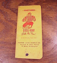 1946 Kelso Washington Foster Auto Supply Notebook Casite Oil - £3.93 GBP