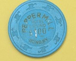Peppermill Hotel Casino Reno, Nevada $1 Casino Chip - $3.95