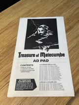 1976 Disney Treasure of Matecumbe Movie Poster Press Kit Vintage Cinema KG - £39.42 GBP