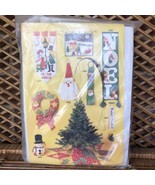 VTG Artcraft Concepts Christmas Characters Bell Pull Green Macrame Kit #... - $28.95