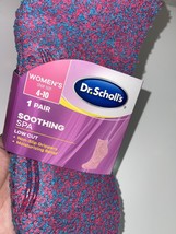 Dr. Scholls 1 PAIR Low Cut Soothing Spa W/ Grippers Womens Size 4-10 SOC... - £8.88 GBP