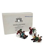 Dept 56 Heritage Village Collection &quot;Snow Children&quot; Figurine Accessory S... - $16.06