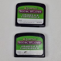 Leap Frog iQuest Social Studies Cartridges A &amp; B Grades 6-8 - $6.49