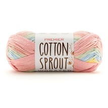 Premier Yarns Cotton Sprout Worsted Multi Yarn-Salt Water Taffy - £10.99 GBP