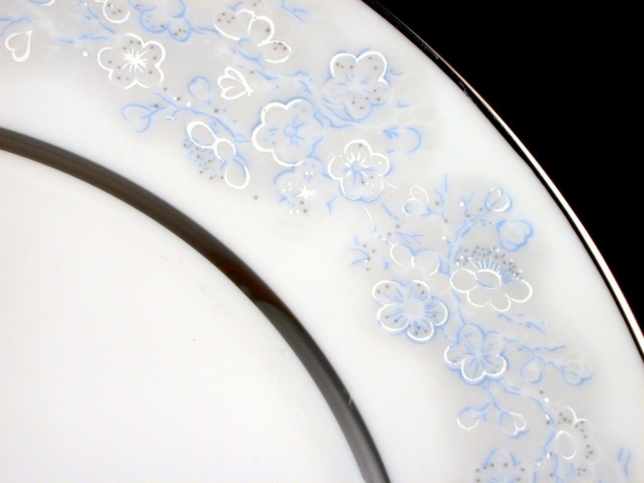 Lenox Oxford Twilight Dell Dinner Plate Platinum Trim Item image 2