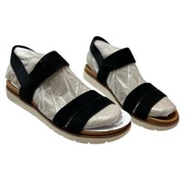 Zodiac Sandal Womens 8 Black Nuvola Slingback Strappy Comfort Summer Vac... - $32.37